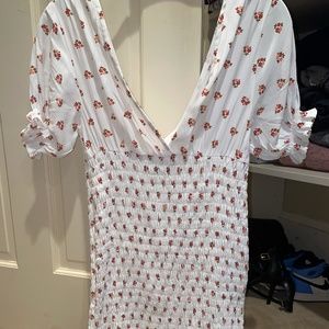 With Jéan White Floral Dress